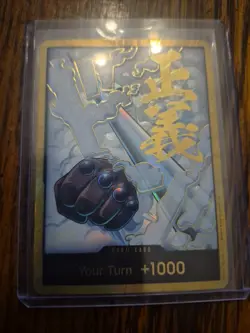 DON!! Card (Smoker) (Gold) Premium Booster -The Best- Vol. 2 Foil - Image 1