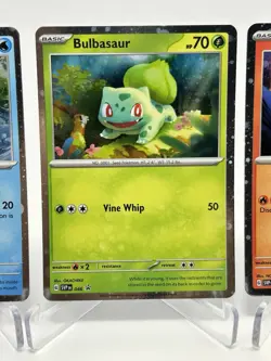 SQUIRTLE, BULBASAUR, CHARMANDER SVP 46 SVP 47 SVP 48 Black Star Promo 3 Card Lot - Image 5