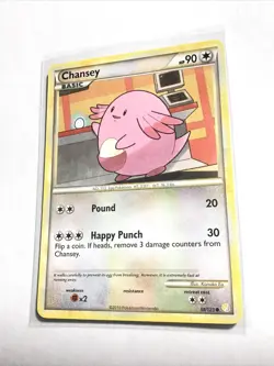 CHANSEY - 58/123 - HeartGold SoulSilver HGSS - Pokemon Card - NM - Image 1