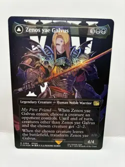 Zenos Yae Galvus BORDERLESS FOIL NM - Final Fantasy FF MTG Card - Image 1