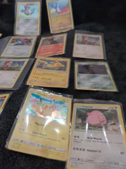 16+ Pokemon Card Lot! Sealed Alolan Meowth Promo + Modern Holographic Cards - Image 2