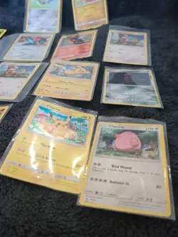16+ Pokemon Card Lot! Sealed Alolan Meowth Promo + Modern Holographic Cards - Image 3
