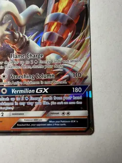 Reshiram GX SM137 Sun & Moon Ultra Rare Holo Black Star Promo Pokemon Card - Image 5