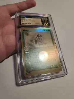 CGC 10 PRISTINE Lileep 2003 EX Sandstorm 43/100 Reverse Holo Pokemon Card POP 1! - Image 2