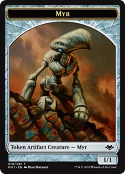 Myr Token - Foil - Modern Horizons #019/021 MTG Magic The Gathering - Image 1