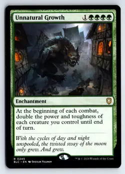 Unnatural Growth -Commander: Bloomburrow - Image 1