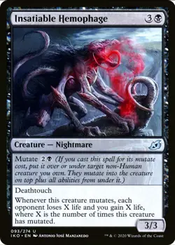 X 1 Instatiable Hemophage NM-M Ikoria 093 MTG Magic The Gathering - Image 1