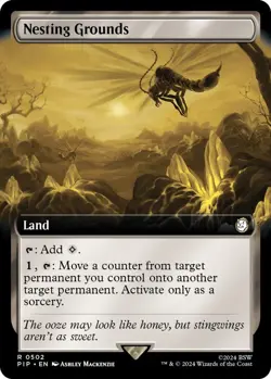 Nesting Grounds Extended Art 0502 MTG PIP Fallout Rare NP - Image 1