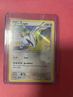 Pokemon TCG Lugia XY156 XY Promo Holo Basic 120 HP Gust Aeroblast English Card - Image 1
