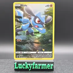 Pokemon TCG Crown Zenith Riolu Card GG26/GG70 Gallarian Gallery Full Art NM - Image 1