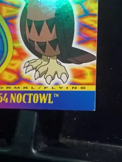 Topps Pokemon Johto Series 1 Non Holo Noctowl #164 LP - Image 5