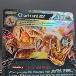 Charizard EX SVP 196 Pokemon Scarlet & Violet Black Star Promo - Pokemon SV Rare - Image 1
