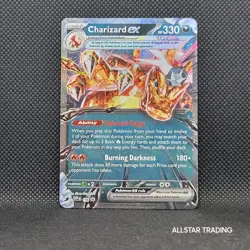 Charizard EX SVP 196 Pokemon Scarlet & Violet Black Star Promo - Pokemon SV Rare - Image 2