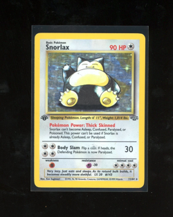 1ST EDITION 1999 Pokemon Jungle Snorlax 11/64 Holo Foil Rare WOTC - Image 1