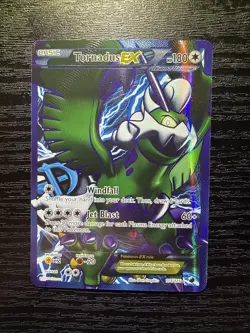 Pokemon Black & White Plasma Freeze Tornadus EX Full Art Ultra 114/116 NM - Image 1