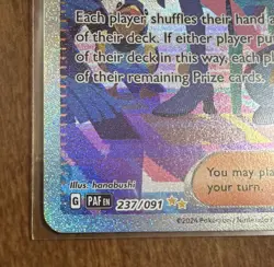 Pokemon TCG Trainer Iono Paldea Fates Special Illustration Rare 237/091 - Image 4