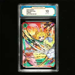 TQG 10 GEM MINT 2025 One Piece JPN Carrot OP08-023 SR - Image 1