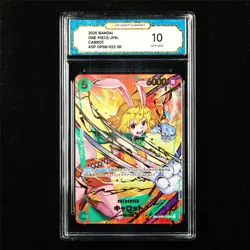 TQG 10 GEM MINT 2025 One Piece JPN Carrot OP08-023 SR - Image 2