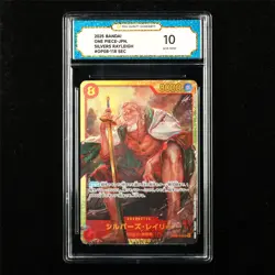 TQG 10 GEM MINT 2025 One Piece JPN Silvers Rayleigh OP08-118 SEC - Image 1
