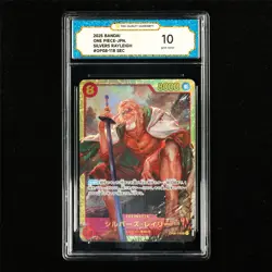 TQG 10 GEM MINT 2025 One Piece JPN Silvers Rayleigh OP08-118 SEC - Image 2