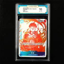 TQG 10 GEM MINT 2025 One Piece JPN Sabo OP10-049 R - Image 1