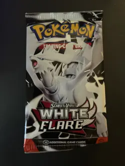 Very Heavy! 22.87g Pokemon TCG SV10.5 White Flare Booster Pack Sealed! - Image 2