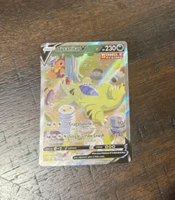 Pokemon Tyranitar V Alternate Full Art Holo Card 155/163 SWSH05 Battle Styles LP - Image 1