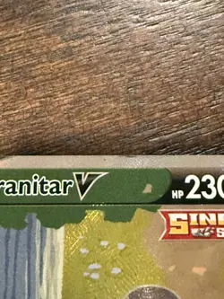 Pokemon Tyranitar V Alternate Full Art Holo Card 155/163 SWSH05 Battle Styles LP - Image 2