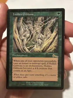 Hidden Gibbons Urza's Legacy MTG Magic the Gathering Card - Image 1
