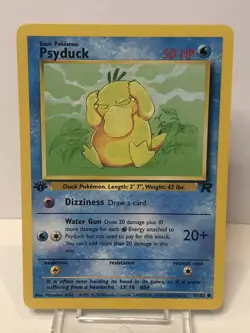 1st Edition Psyduck 65/82 - Team Rocket - Pokemon Card - Near Mint (NM) - Image 1