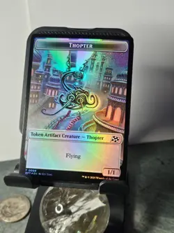 MTG AETHERDRIFT FOIL THOPTER TOKEN #0009 - SHINY ARTIFACT CREATURE - DFT NM!! - Image 2