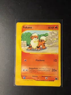 Fukano # 62/144 Common aus Skyridge von 2003 Pokemon Deutsch Exzellent Vintage - Image 1