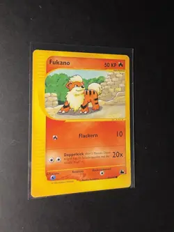 Fukano # 62/144 Common aus Skyridge von 2003 Pokemon Deutsch Exzellent Vintage - Image 3
