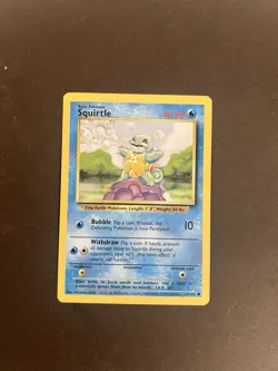 Pokemon TCG I Squirtle Shiggy 63/102 Base Set I WOTC I Englisch I Near Mint - Image 2
