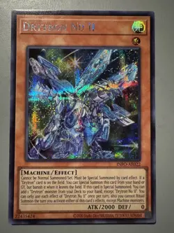 YUGIOH DRYTRON NU 11 (EFFECT) ASIA ENGLISH EDITION INFO-AE022 SECRET RARE - Image 1