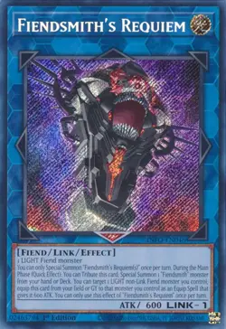 Fiendsmith's Requiem-Secret Rare - 1st Edition - INFO-EN046 - The Infinite Fo... - Image 1