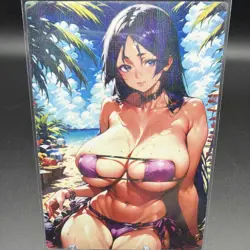 Minamoto No Raiko Anime Waifu Card Doujin ACG Goddess Holo - Image 1
