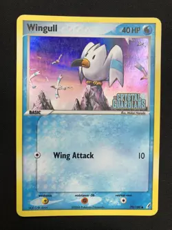 Pokemon Wingull 70/100 Ex Crystal Guardians Stamped Holo ENG Nintendo Cards - Image 1