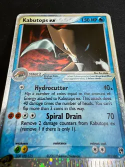 Pokemon Kabutops EX 97/100 Ex Sandstorm Ultra Rare Holo EN Nintendo Vintage Card - Image 5