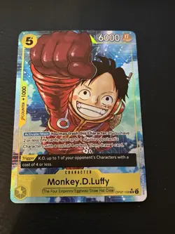 One Piece Card Game Monkey D. Luffy OP07-109 Parallel 500 Years in the Future - Image 1
