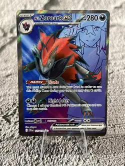 Pokemon TCG N's Zoroark EX Holo Ultra Rare Card 175/159 Sv09: Journey Together - Image 1