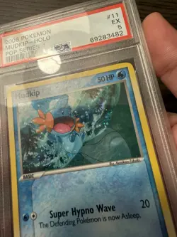 PSA 5 Mudkip 2006 POP Series 4 11/17 Holo Pokemon Card - Image 4