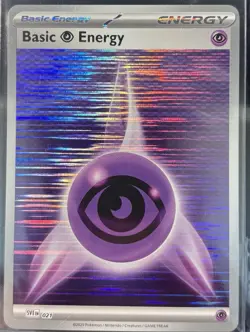 2025 Scarlet & Violet Black Bolt Psychic Energy - Holo Pokemon Card TCG #021 - Image 1