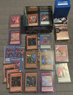 Vintage 1996 Yu-Gi-Oh HOLO CARDS Lot Yugioh 1st Edition/Promos/Deck Box/Sleeves - Image 1
