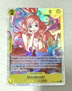 Shirahoshi One Piece Super Rare Foil Card - OP12-102 SR - Image 1