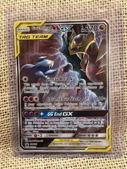 Pokemon Garchomp & Giratina GX TAG TEAM Promo Foil Card SM193 English MINT - Image 1
