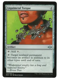 MTG Liquimetal Torque Modern Horizons 2 Magic the Gathering TCG - Image 1