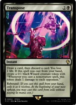 Magic the Gathering FIC Transpose Regular Rare FFXIV 2025 - Image 1