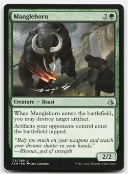 MTG Manglehorn U Amonkhet 175 LP - Image 1