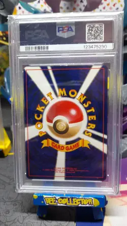 pokemon tcg 2000 Japanese Neo Genesis Meganium #154 rare holo PSA 9 SWIRL MINT - Image 2